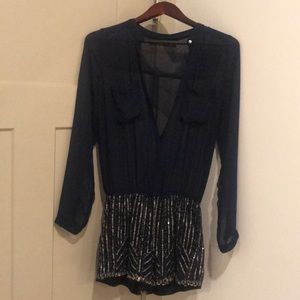 Zara Sheer Short Romper